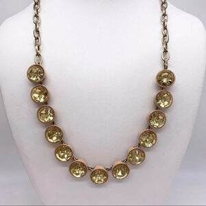 J. Crew Tan Brulee Crystal Necklace